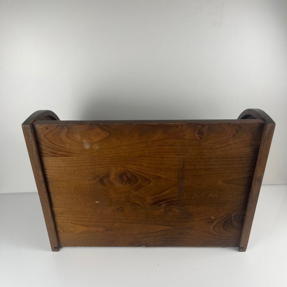 Image 1 of Caja de pan de madera oscura