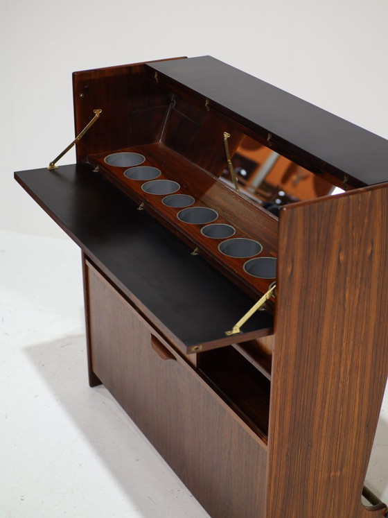 Mobile bar Johannes Andersen in palissandro, stile danese anni '50. – Wood, Vintage (photo 10 of 18)