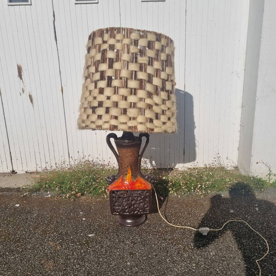 Image 1 of Floor lamp , Sheep brass lampshade