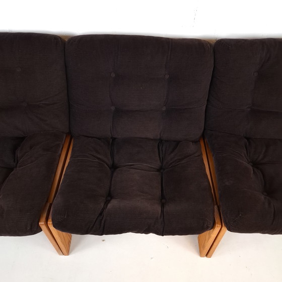 Image 1 of 3X Vintage Lounge Armchair