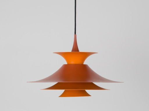 Dänische Vintage Radius Pendelleuchte von Erik Balslev, Fog og Morup, 1973