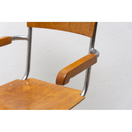 Image 1 of Vintage tubular desk chair by Mart Stam for Kovona, 1950s