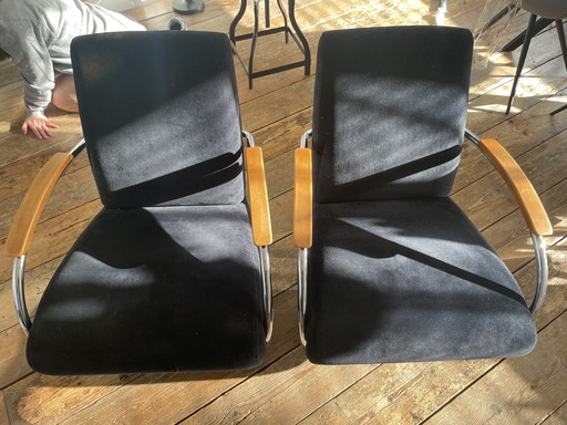 2x Gelderland Jan Des Bouvrie armchair