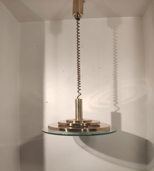 Brass lamp gold look