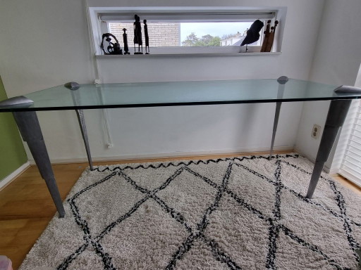 Rob Eckardt Glass Dining Table – eettafels, Metal