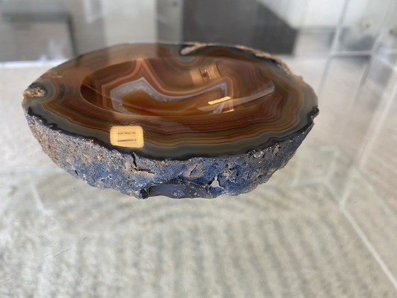 Image 1 of Superba scatola da tasca vintage in Agathe marrone