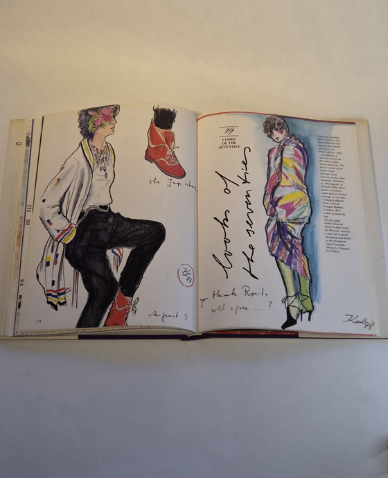 Sketchbook di Karl Lagerfeld (1986) Prima edizione – Libri d'arte, Carta (photo 6 of 15)