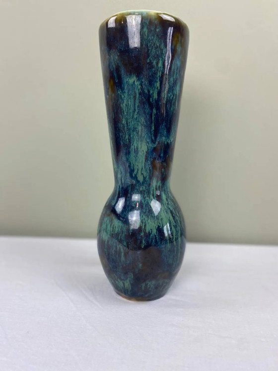 50s enamelled vase – Porcelain, Art Deco (photo 6 of 9)