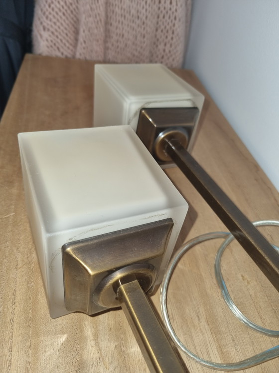 Sideboard lamp – Table lamps, Glass, Brass (photo 6 of 8)
