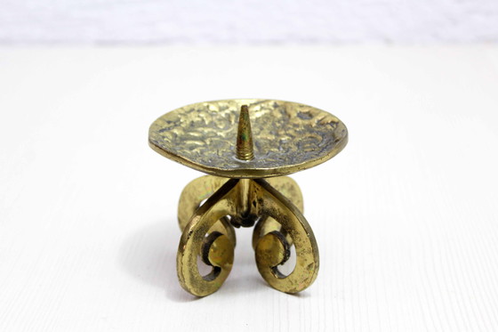 Image 1 of Bronze Brutalist Candlestick 1960