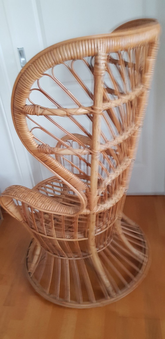 Armchair, Biancomano in Rattan by Gio Ponti, (photo 5 of 5)