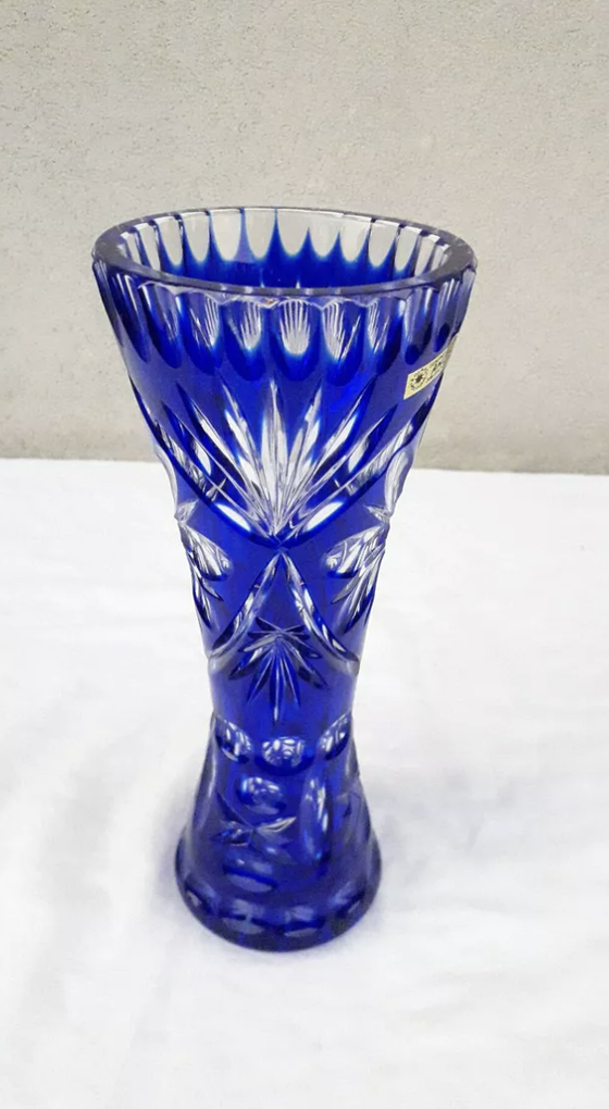 Image 1 of Vase En Cristal De Pologne, Modèle "Anita"