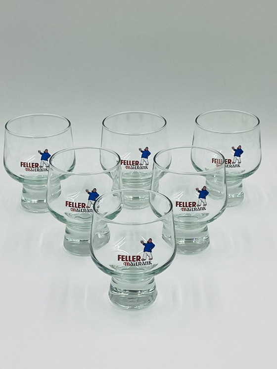 Set di 6 Bicchieri Feller Maitrank, Bicchieri e caraffe, Vetro, Multicolore (foto 2 di 8)