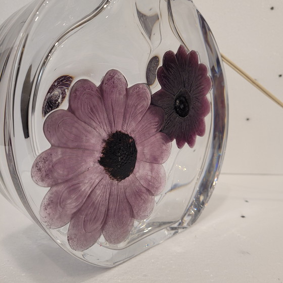 Image 1 of Lámpara de Mesa de Cristal, Daum France, Estilo Art Nouveau, 70’s – 80’s – Francia