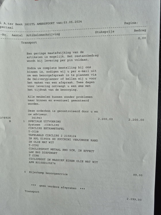 Image 1 of Mesa de comedor Castelijn Circlips edición especial