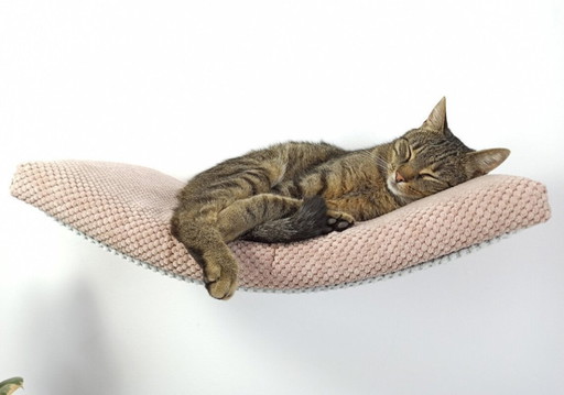 Kattenplank – The Arcing Haven 75 cm - Onzichtbare bevestiging