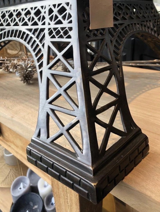 Image 1 of Neue Tafellampe Eichholtz Eiffel XXL in Bronze-Finish Eiffeltoren 110 hoch