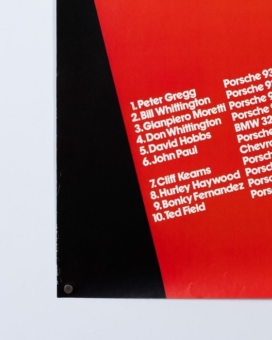 Image 1 of Porsche Imsa Champion 78 – 1978 – Original Vintage Porsche Poster by Werbeagentur Strenger – Vintage Motorsport – 102x76 cm