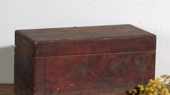 Antique garnet red box (c.1900) #10 – Decorative Objects (photo 3 of 40)