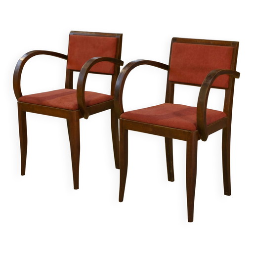 Paar Bridge Fauteuils jaren 60