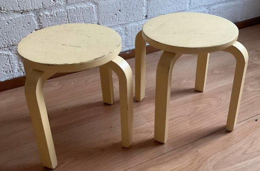 2 Ikea frosta children's stools