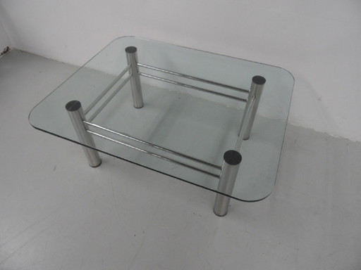 Vintage Couchtisch aus Glas