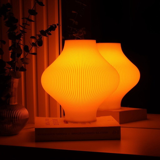 Lampe de table moderne, lampe de chevet confortable, lampe champignon pour le bureau et la chambre à coucher