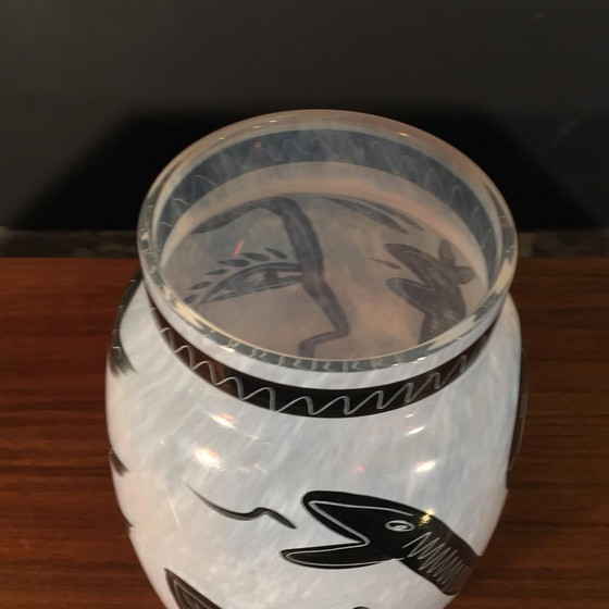 Caramba Vase by Ulrica Hydman-Vallien for Kosta Boda, Sweden, 1980s – Glass (photo 13 of 17)