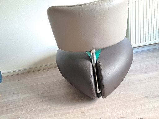 Leolux Pallone Silber, Schwarz und Grün