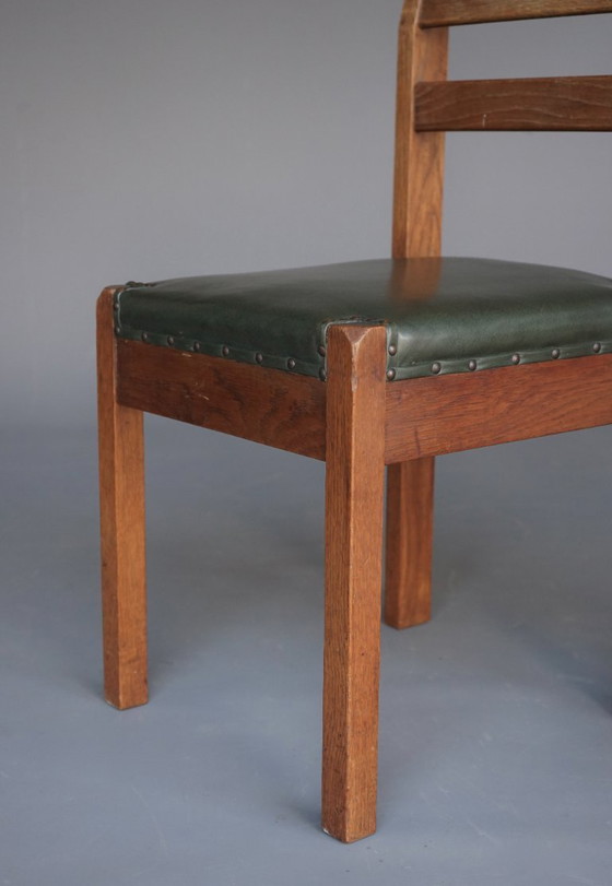 Image 1 of 2 rare Modernist Side Chairs by Piet Klaarhamer, 1917
