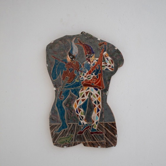 Image 1 of Italian Ceramic Wall Art by Matteo Limongelli, 1960s