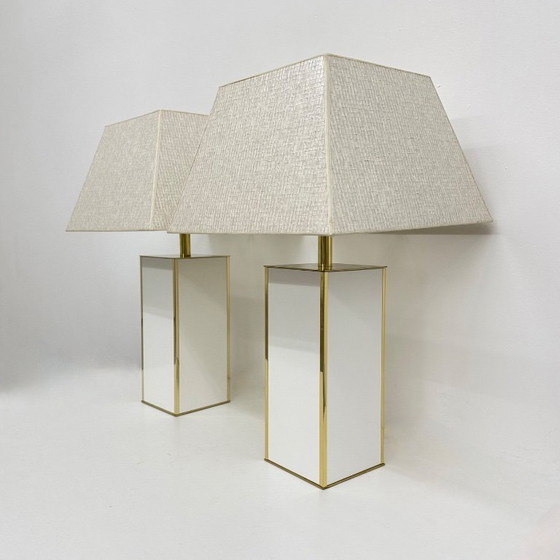 Image 1 of Pair of Maison Jansen Style Table Lamps, 1970s