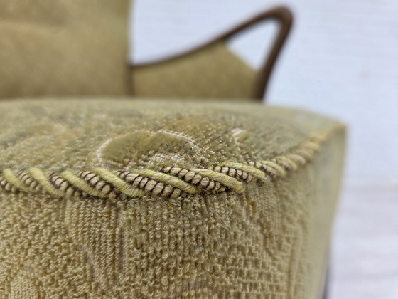 Image 1 of Poltrona danese degli anni '60 di Slagelse Møbelværk, modello 157, velluto