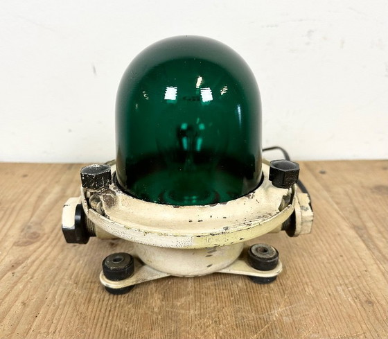 Image 1 of Lampada da soffitto o da parete vintage beige a forma di nave sovietica, anni '60