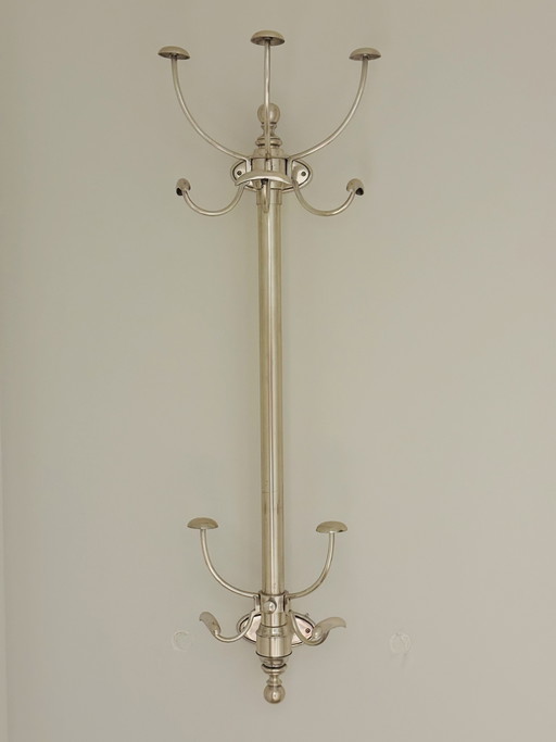 Perchero Loberon Hollie plata antigua