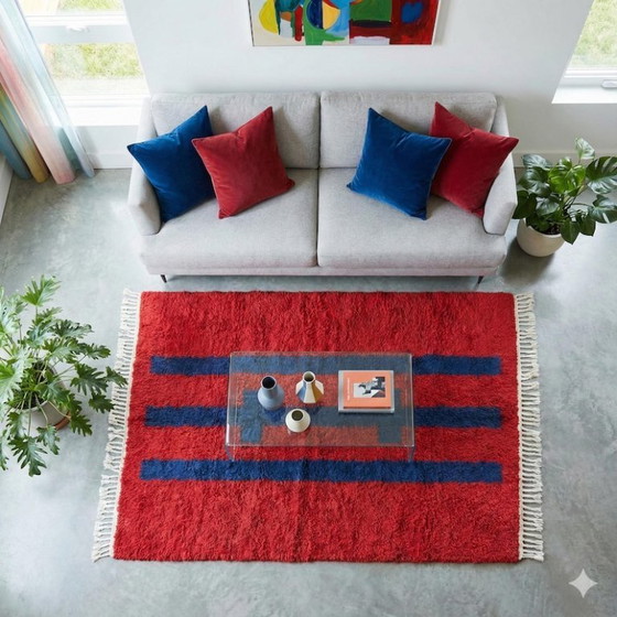 Image 1 of Luxe handgemaakt vloerkleed 250cm x 150cm