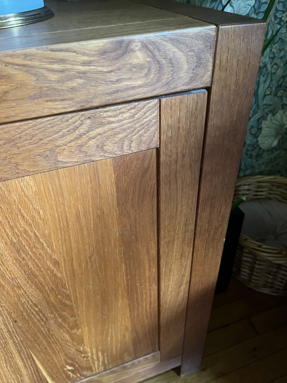 Image 1 of Modern klassiek dressoir massief (teak)hout 220 cm