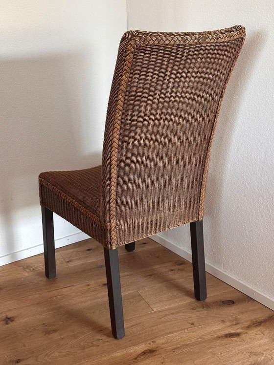 6 sedie da pranzo originali Loom Furniture – Legno, Vimini (photo 4 of 5)