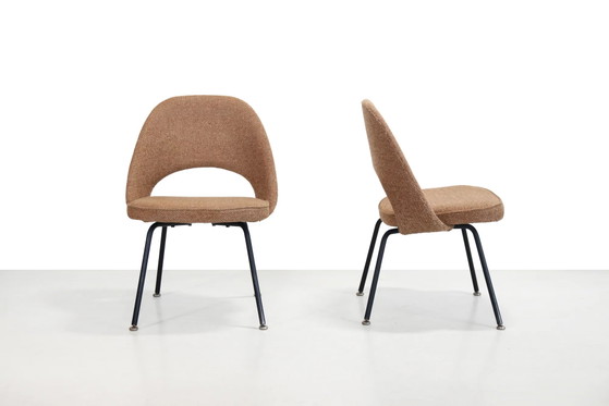 Vintage Eero Saarinen conference chairs model 72 for Knoll International – Dining chairs, Wool, Cotton (photo 2 of 5)
