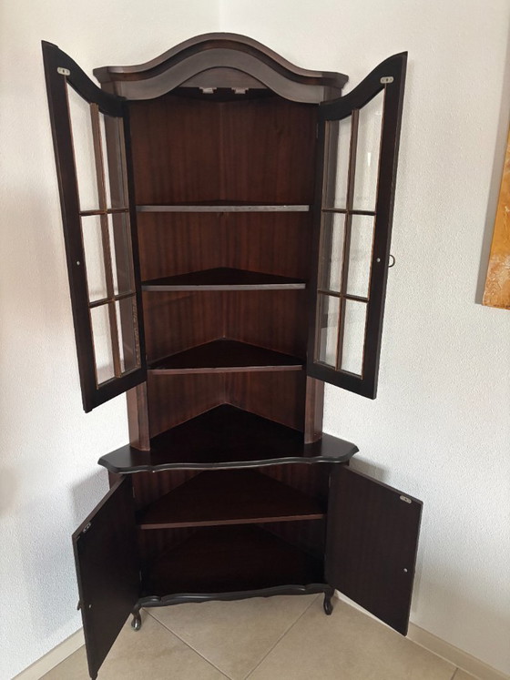 Image 1 of tall corner cabinet