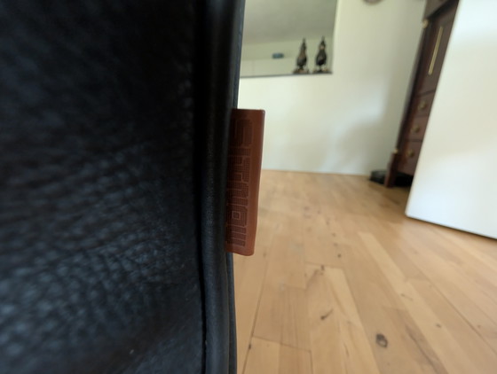 4 Zwarte Montis Chaplin Eetkamer Of Vergader Stoelen – Eetkamerstoelen, Chrome, Leather (photo 3 of 5)