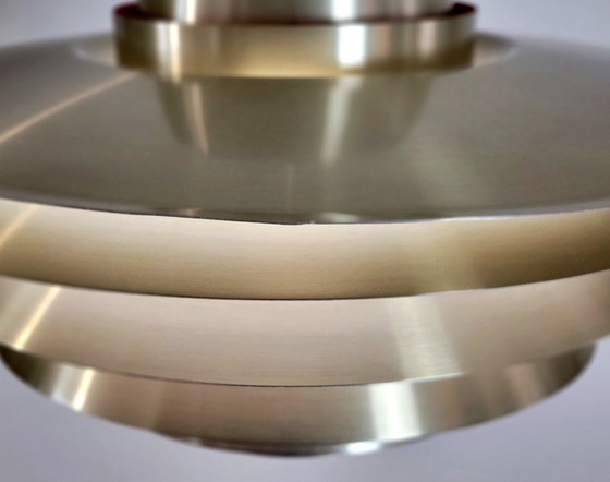 Image 1 of Vintage Verona pendant lamp in brass by Sven Middelboe for Nordisk Solar