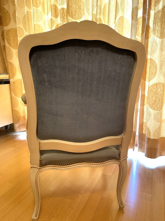 Image 1 of Prachtige Fauteuil In Louis XV-stijl – Een Romantische Blikvanger!