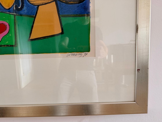 Signed screen print by Corneille – Art, Glass, Metal (photo 2 of 5)