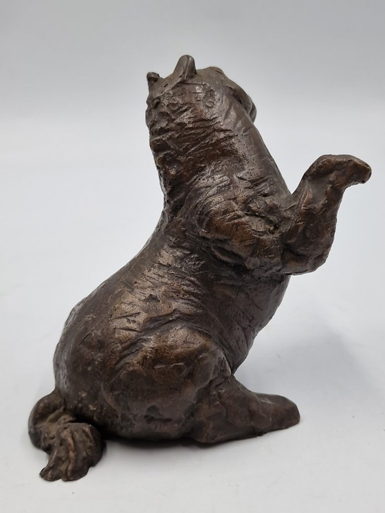 Image 1 of Kleine Bronzeskulptur eines Pferdes, Arthur Spronken?