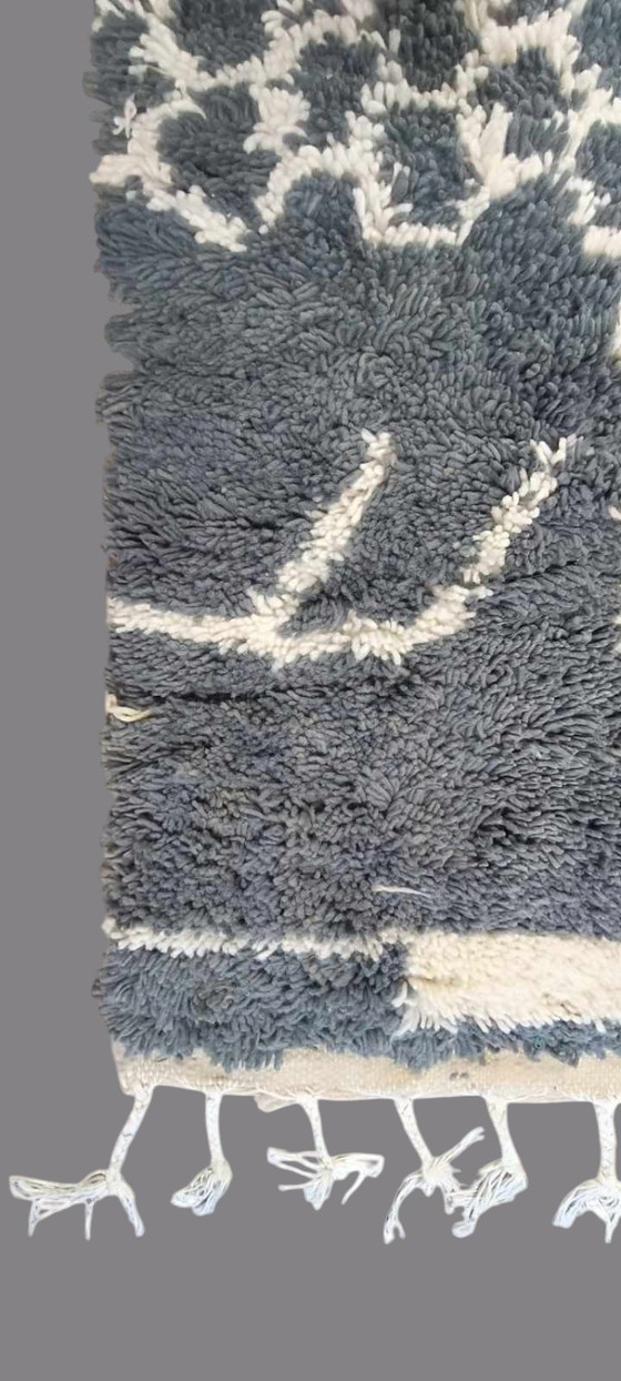 Image 1 of Tapis berbère en laine vierge Tapis marocain - 307 x 213 cm 300 x 200 m Type B13.2