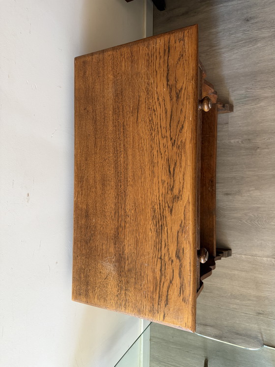 Image 1 of Vintage bijzettafeltje met laatje