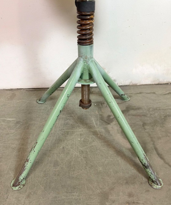 Image 1 of Green Industrial Workshop Chair, 1950s