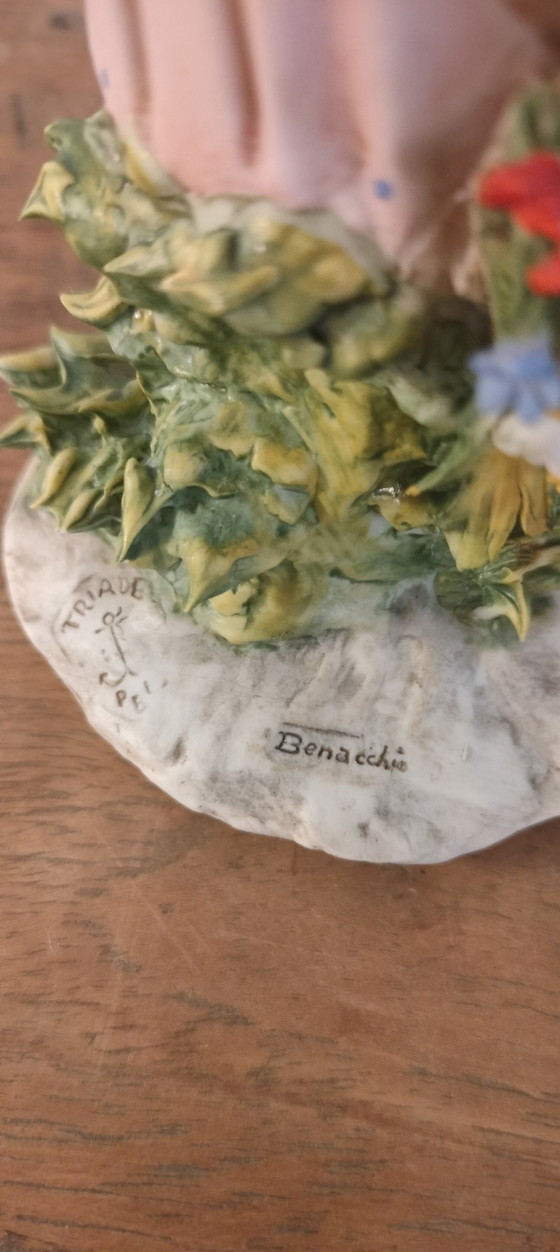 Image 1 of Porseleinen koppeltje Benacchio Luigi 1960 Triade met logo anker gemarkeerd 