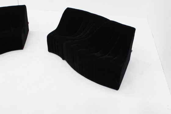 Image 1 of Kwok Hoi Chan for Steiner Chromatic modular curved  sofa 1970s